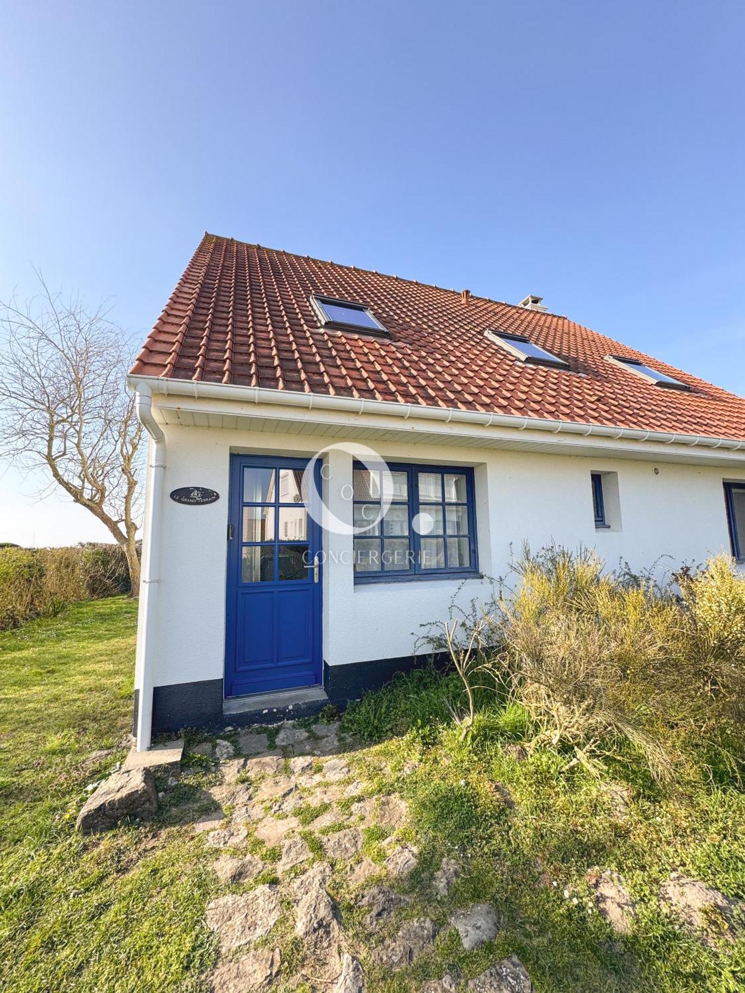 Coc - Villa Le Grand Terrain - Vue Mer Wissant Exterior foto