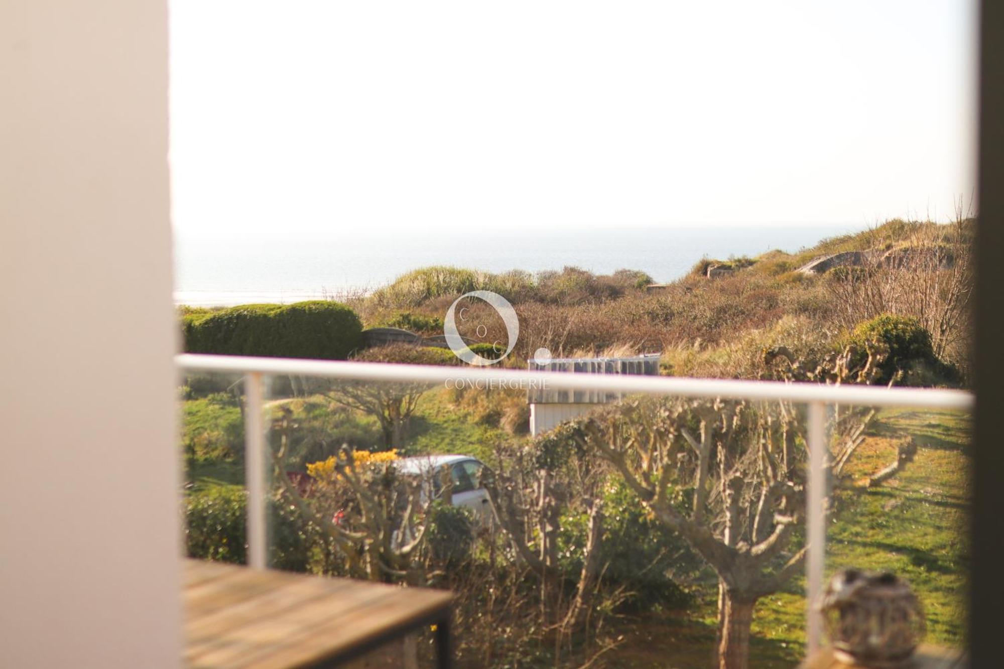 Coc - Villa Le Grand Terrain - Vue Mer Wissant Exterior foto